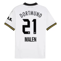 BVB Borussia Dortmund Fotballdrakter Donyell Malen #21 2024-25 Tredjedrakt Mann