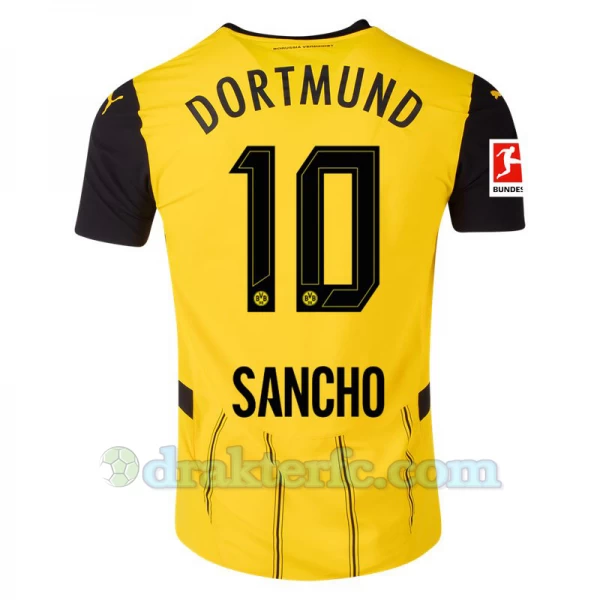 BVB Borussia Dortmund Jadon Sancho #10 Fotballdrakter 2024-25 Hjemmedrakt Mann