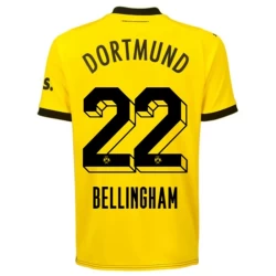 BVB Borussia Dortmund Jude Bellingham #22 Fotballdrakter 2023-24 Hjemmedrakt Mann