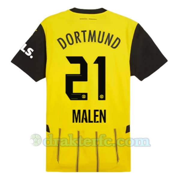 BVB Borussia Dortmund Malen #21 Fotballdrakter 2024-25 Hjemmedrakt Mann