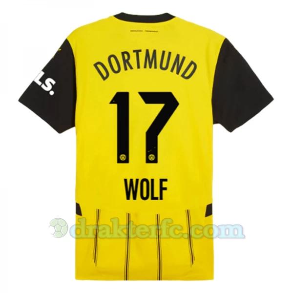 BVB Borussia Dortmund Wolf #17 Fotballdrakter 2024-25 Hjemmedrakt Mann