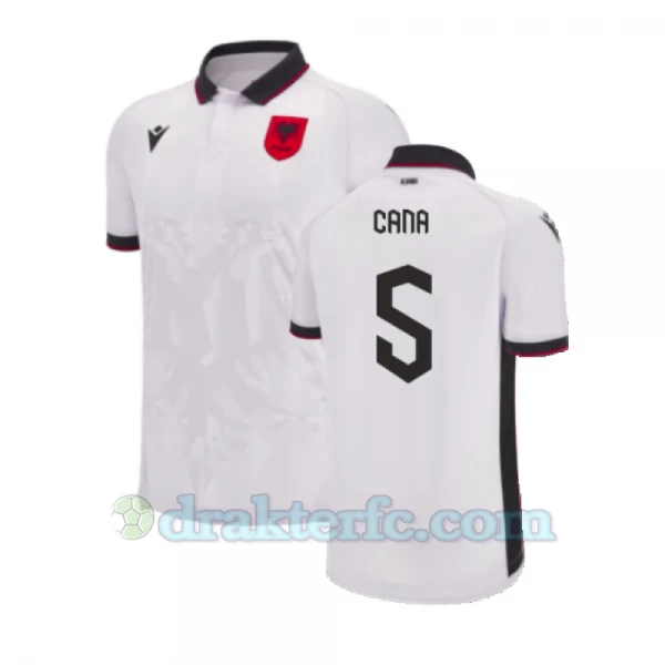 Cana #5 Albania Fotballdrakter EM 2024 Bortedrakt Mann
