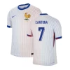 Cantona #7 Frankrike Fotballdrakter EM 2024 Bortedrakt Mann