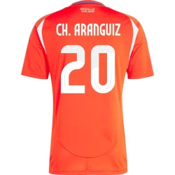Ch. Aranguiz #20 Chile Fotballdrakter Copa America 2024 Hjemmedrakt Mann