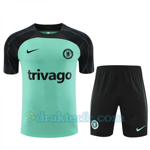 Chelsea FC Trenings T-skjorte Sett 2023-24 Grønn
