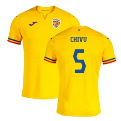 Chivu #5 Romania Fotballdrakter EM 2024 Hjemmedrakt Mann