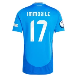 Ciro Immobile #17 Italia Fotballdrakter EM 2024 Hjemmedrakt Mann