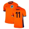 Cody Gakpo #11 Nederland Fotballdrakter EM 2024 Hjemmedrakt Mann
