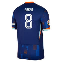Cody Gakpo #8 Nederland Fotballdrakter EM 2024 Bortedrakt Mann