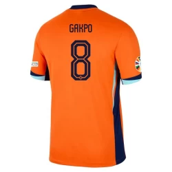 Cody Gakpo #8 Nederland Fotballdrakter EM 2024 Hjemmedrakt Mann