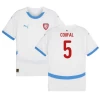 Coufal #5 Tsjekkia Fotballdrakter EM 2024 Bortedrakt Mann