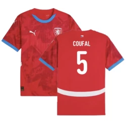 Coufal #5 Tsjekkia Fotballdrakter EM 2024 Hjemmedrakt Mann