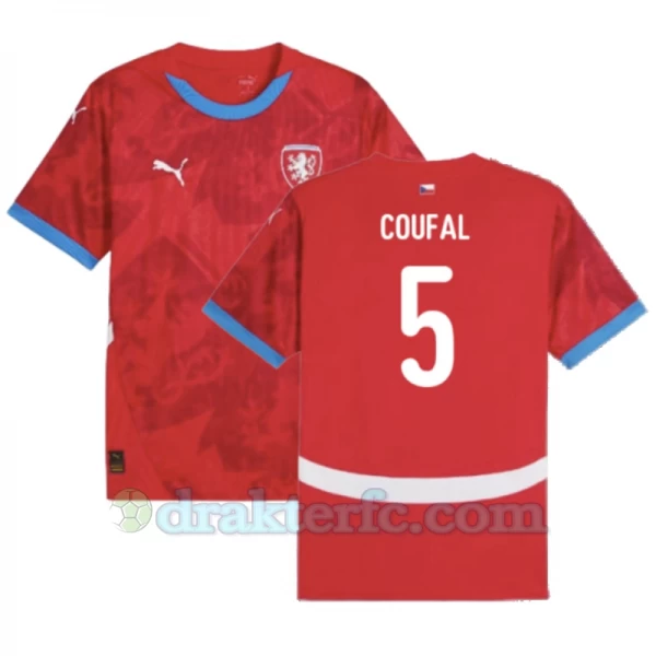 Coufal #5 Tsjekkia Fotballdrakter EM 2024 Hjemmedrakt Mann