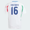 Cristante #16 Italia Fotballdrakter EM 2024 Bortedrakt Mann