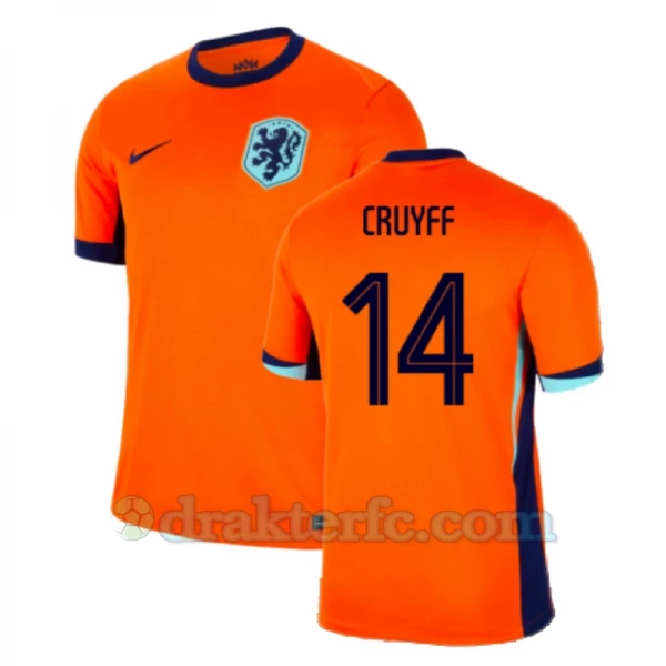 Cruyff #14 Nederland Fotballdrakter EM 2024 Hjemmedrakt Mann
