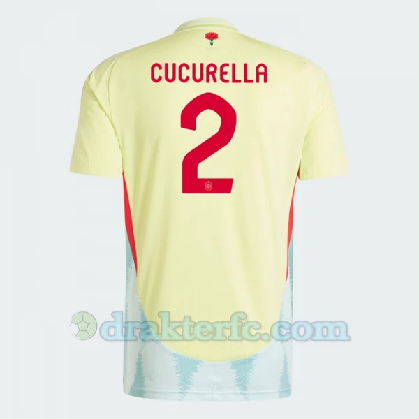 Cucurella #2 Spania Fotballdrakter EM 2024 Bortedrakt Mann