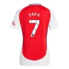 Dame Arsenal FC Bukayo Saka #7 Fotballdrakter 2024-25 Hjemmedrakt
