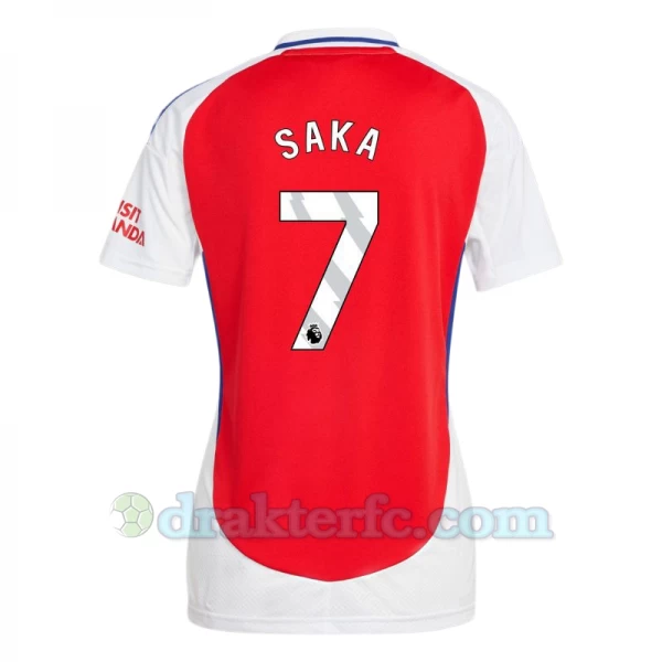 Dame Arsenal FC Bukayo Saka #7 Fotballdrakter 2024-25 Hjemmedrakt