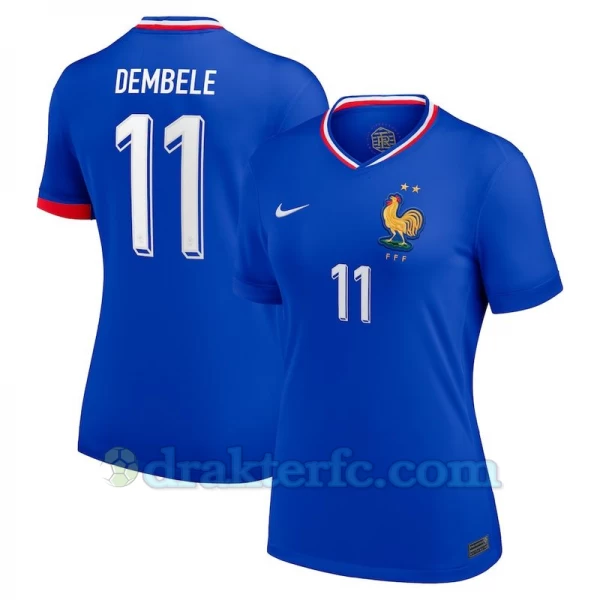 Dame Dembele #11 Frankrike Fotballdrakter EM 2024 Hjemmedrakt