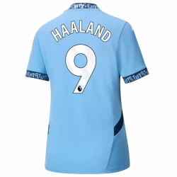Dame Manchester City Erling Haaland #9 Fotballdrakter 2024-25 Hjemmedrakt