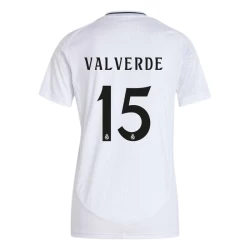 Dame Real Madrid Federico Valverde #15 Fotballdrakter 2024-25 Hjemmedrakt