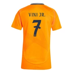 Dame Real Madrid Fotballdrakter 2024-25 Vinicius Junior #7 Bortedrakt