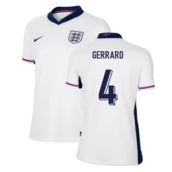 Dame Steven Gerrard #4 England Fotballdrakter EM 2024 Hjemmedrakt