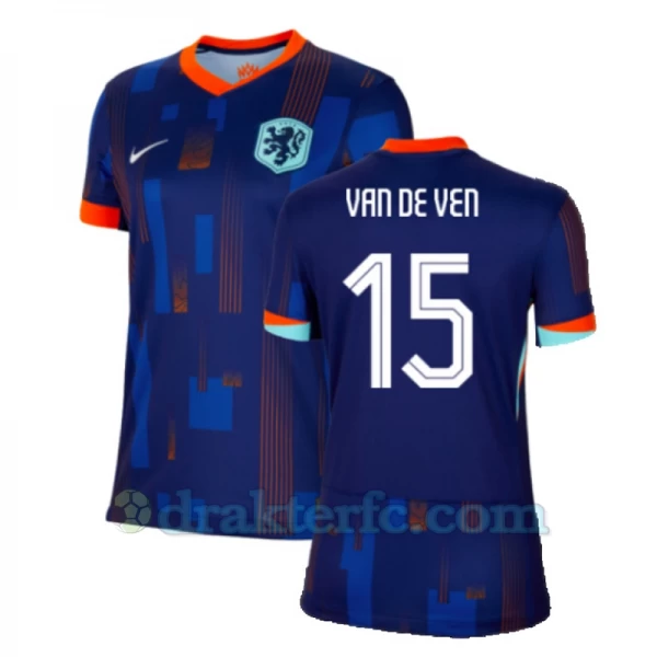 Dame Van De Ven #15 Nederland Fotballdrakter EM 2024 Bortedrakt
