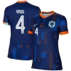 Dame Virgil van Dijk #4 Nederland Fotballdrakter EM 2024 Bortedrakt