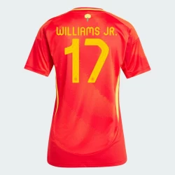 Dame Williams Jr. #17 Spania Fotballdrakter EM 2024 Hjemmedrakt