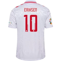 Danmark Fotballdrakter 2024 Christian Eriksen #10 Bortedrakt Mann