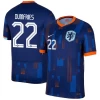 Dumfries #22 Nederland Fotballdrakter EM 2024 Bortedrakt Mann