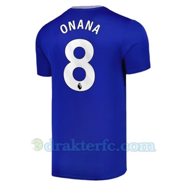 Everton FC Onana #8 Fotballdrakter 2024-25 Hjemmedrakt Mann