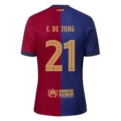 FC Barcelona F.De Jong #21 Fotballdrakter 2024-25 Hjemmedrakt Mann