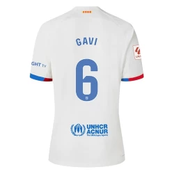 FC Barcelona Fotballdrakter 2023-24 Gavi #6 Bortedrakt Mann