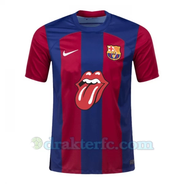 FC Barcelona Fotballdrakter 2023-24 Rolling Stones Hjemmedrakt Mann