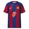 FC Barcelona Gavi #6 Fotballdrakter 2023-24 x Rolling Stones Hjemmedrakt Mann