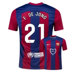 FC Barcelona Frenkie de Jong #21 Fotballdrakter 2023-24 x Karol G Hjemmedrakt Mann