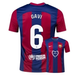 FC Barcelona Gavi #6 Fotballdrakter 2023-24 x Karol G Hjemmedrakt Mann
