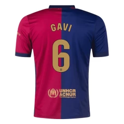 FC Barcelona Gavi #6 Fotballdrakter 2024-25 Hjemmedrakt Mann