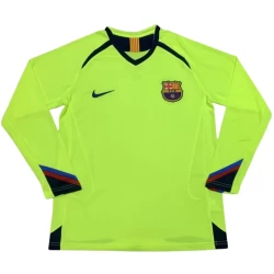 FC Barcelona Retro Drakt 2005-06 Borte Mann Langermet