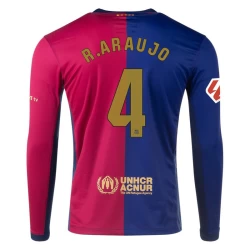 FC Barcelona Ronald Araujo #4 Fotballdrakter 2024-25 Hjemmedrakt Mann Langermet