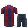 FC Barcelona Trenings T-skjorte Sett 2024-25 Rød Blå Camo