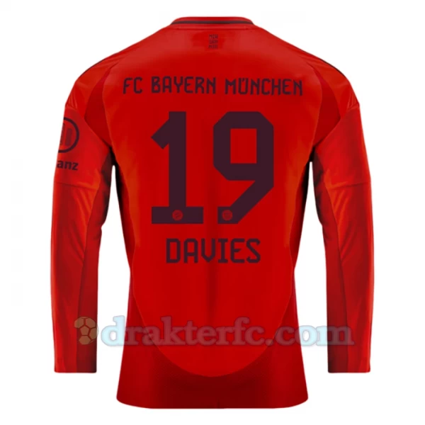 FC Bayern München Alphonso Davies #19 Fotballdrakter 2024-25 Hjemmedrakt Mann Langermet