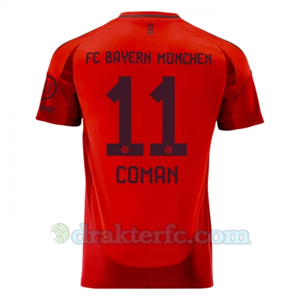FC Bayern München Coman #11 Fotballdrakter 2024-25 Hjemmedrakt Mann