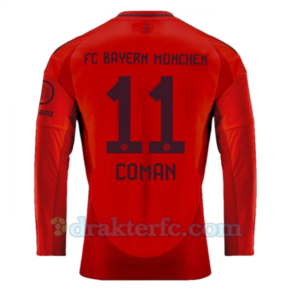FC Bayern München Coman #11 Fotballdrakter 2024-25 Hjemmedrakt Mann Langermet