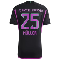 FC Bayern München Fotballdrakter 2023-24 Thomas Müller #25 Bortedrakt Mann