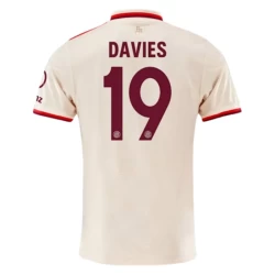 FC Bayern München Fotballdrakter Alphonso Davies #19 2024-25 Tredjedrakt Mann