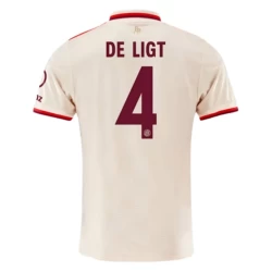 FC Bayern München Fotballdrakter De Ligt #4 2024-25 Tredjedrakt Mann