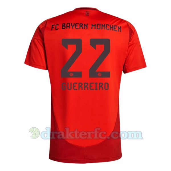 FC Bayern München Guerreiro #22 Fotballdrakter 2024-25 Hjemmedrakt Mann